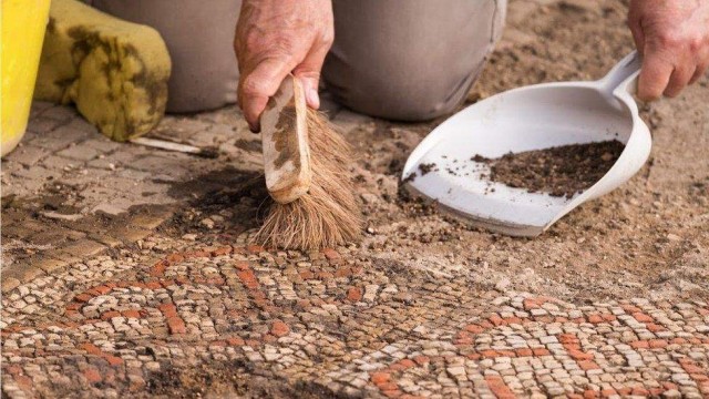 Фермери знайшли на власному полі давньоримську мозаїку